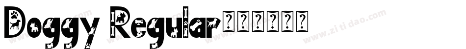 Doggy Regular字体转换